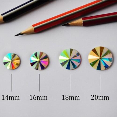 New STRASS Sew On Rivoli rhinestones Crystal AB Rhinestone Flat Back Matte Frost Sew on Stone for Dress Craft Decortaions