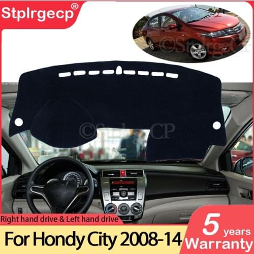 For Honda City 2008~2014 Anti-Slip Mat Dashboard Cover Pad Sunshade Dashmat Protect Carpet Accessories GM2 GM3 2009 2010 2013
