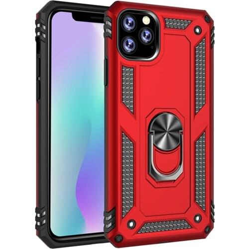 Shockproof Case For iPhone XI 11 2019 5 5S SE Finger Magnetic Armor Kickstand Cover For iPhone 7 8 6 6S Plus X XS Max XR Coque