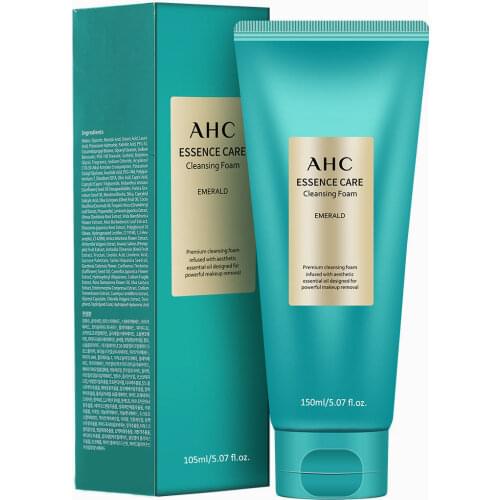 Korean AHC Premium Hydra B5 soothing foam Moisturizing Facial Pore Cleanser Face Washing Product Face Skin Care 180ml