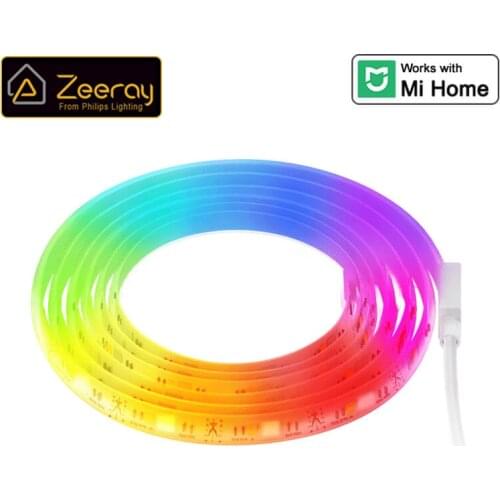 Zeeray Wi-Fi Smart Color Strip LED Deco Light 5V RGB USB Port Brightness Stepless Adjustment Work with Mi Home Google Assistant