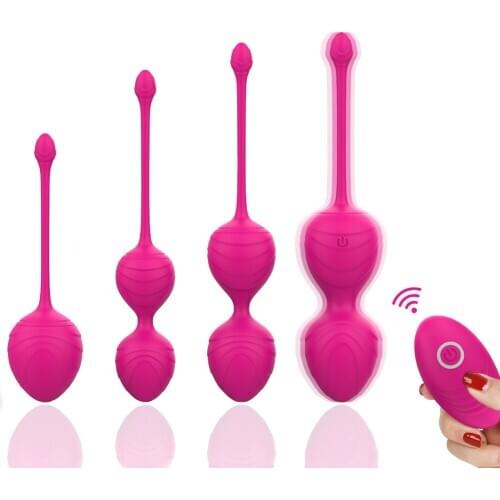 Vibrator Vaginal Balls for Women Kegel Ball Tighten Massage Exercise SexToy for Women G Spot Wireless Remote Control Ben Wa Ball