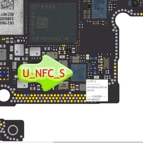 1-10pcs/lot U_NFC_S for iphone XS XS-MAX XR NFC IC Chip 100VB27