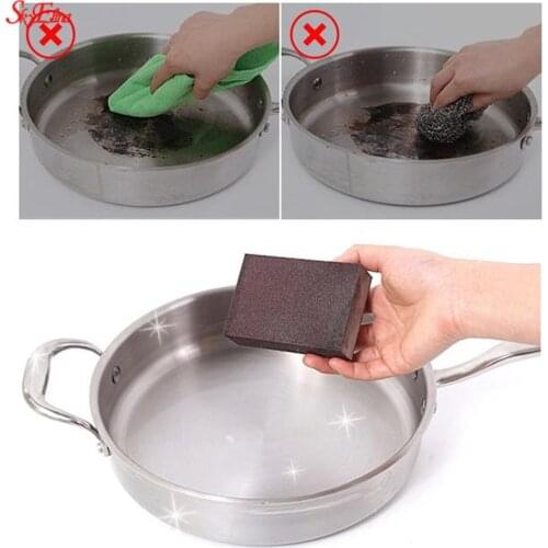 1pcs/5pcs Sponge Magic Eraser for Removing Rust cleaning cotton Emery sponge Melamine sponge kitchen supplies descaling 6ZCF416