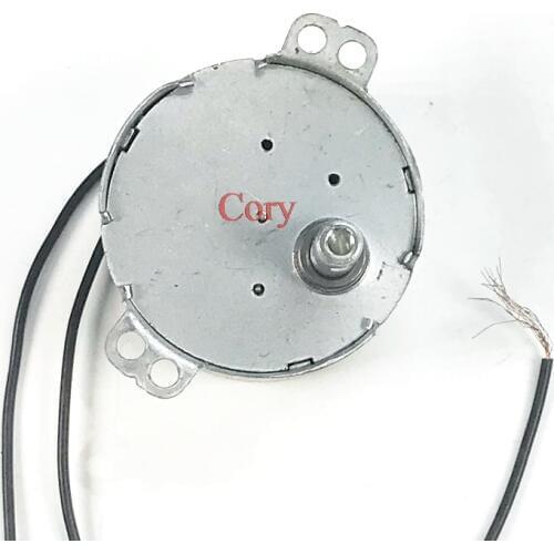 1PC Electric Fan Part AC 220V 3-4W 5RMP 2.5RMP 30RPM 33RMP 50Hz Motor TYD49 7MM Drive Shaft 16MM Length 49mm Diameter