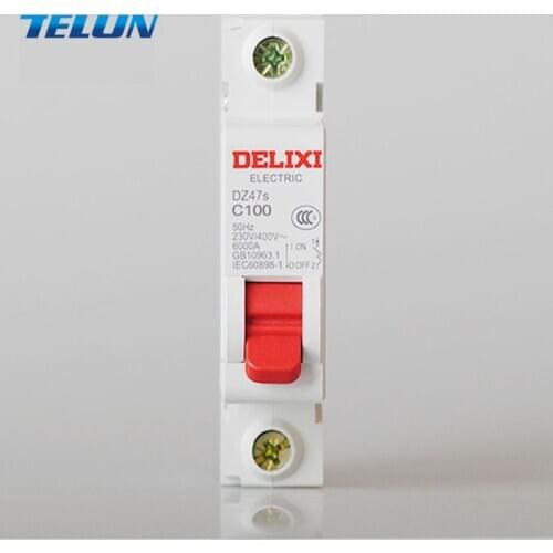 1pcs 220V 100A electrical breaker / air switch / circuit breaker mini / micro-off sine inverter battery switch