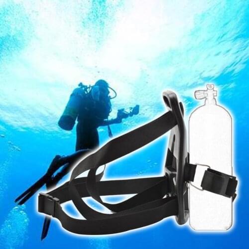 1PC Scuba Diving Single Tank Back Pack Single Holder Backpack Gas Cylinder Bracket Used In Diving Underwater Production