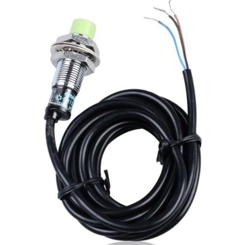 2pcs PR12-4DN 4mm NPN Normal Open Inductive Sensor Proximity Switch DC 12-24V