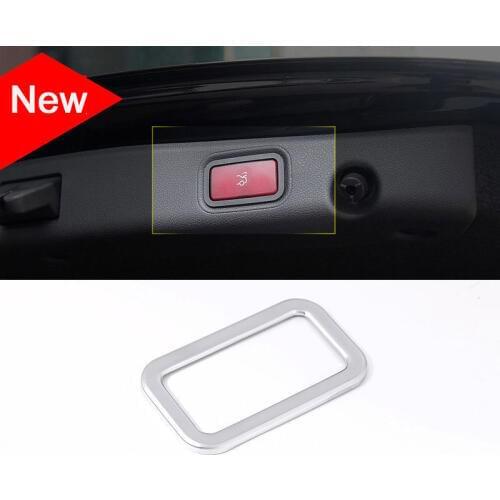ABS Chrome Car Electric Tail Door Button Frame Trim For Mercedes Benz E Class E200L E300 2016 Car Accessories
