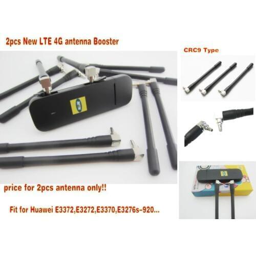2pcs New LTE 4G antenna Booster for Huawei E3370 E3372 E3272 E3276s-920 K5160 4G LTE Aerial CRC9 Connector free shipping