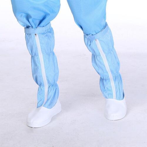 Anti-Static High Cylinder Shoes ESD High Leg Boots Anti Static Non Slip Pvc Sole ESD Work Plain Shoes Dust-Free Cleanroom Shoes