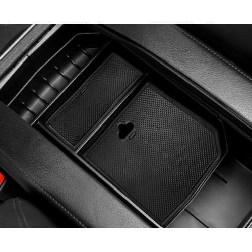 Car Center Console Tray Storage Box Front/rear Door Armrest Organizer Box For Toyota Highlander 2015 2016 2017-2018 Accessories