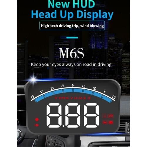 Car HUD Over Speed Projector Alarm System Head Up Display Fault Code Elimination Diagnostic Tool LED Color Display