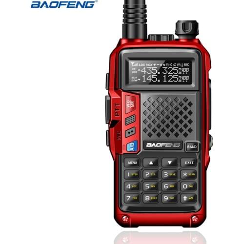 BAOFENG BF-UVB3 PLUS 8W 8watts High Power UHF/VHF Dual Band 10KM Long Range portable ham Walkie Talkie Multiple Charging Mode