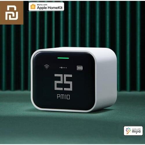 Youpin Qingping Air Detector lite Retina Touch IPS Screen Touch Operation pm2.5 Air Monitor work with Apple Homekit Mijia APP
