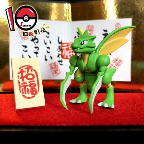 TAKARA TOMY Genuine Pokemon MC Scyther Flying Type Action Figure Toys
