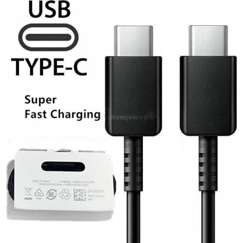 500pcs Note 10 USB Type C to TypeC Cable for Samsun Note 10 Support PD QC3.0 Quick Charge for Type-C Devices