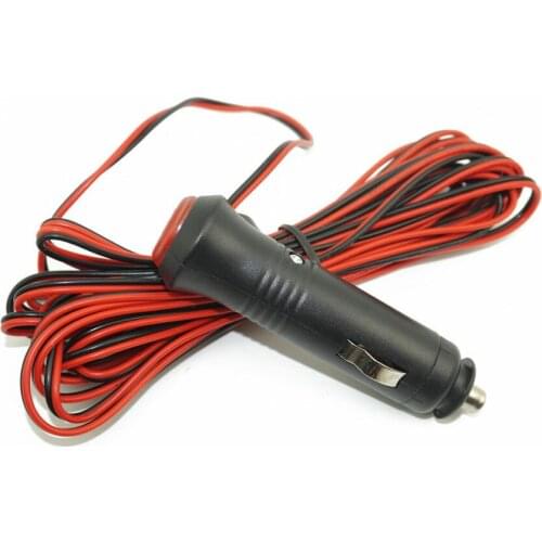 5M 12V24V Male Car Cigarette Lighter Socket Plug Connector Switch Extension cord