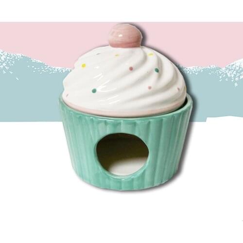 Ceramic Hamster Nest Hamster Sand Basin Chipmunk Dwarf Rat Small Animal Nest Hamster Cage Landscaping Supplies Hamster Shelter