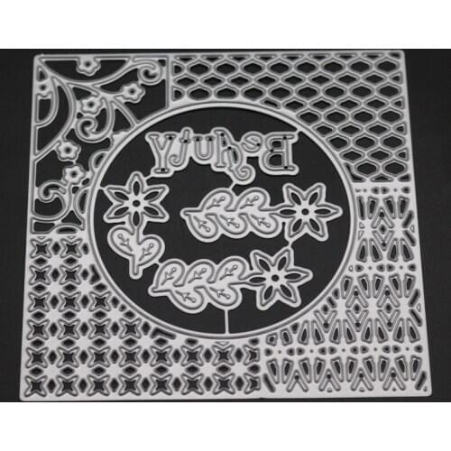 Scrapbook Metal Cutting Dies For Scrapbooking Stencils FLOWER COVER DIY Paper Album Cards Making Embossing Die Cut Cuts Cutter