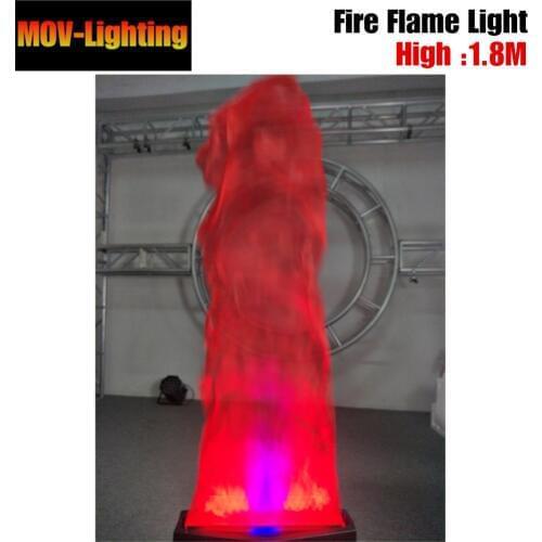 Floor Standing Fake Fire Led Stage Silk Flame Effect Light For Decoration Flame silk length 1.8 meter