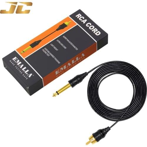 Newest Tattoo Clip Cord Cable RCA Soft Silicone Tattoo Cord Wire Hookline for Tattoo Machine Tattoo Power Supply