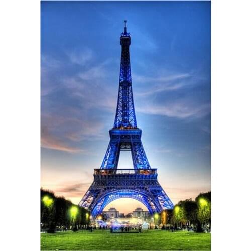 New Arrivals DIY Full Round/Square Diamond Painting Tower Scenery 3D Embroidery Cross Stitch Rhinestone Mosaic Home Decor Y1013