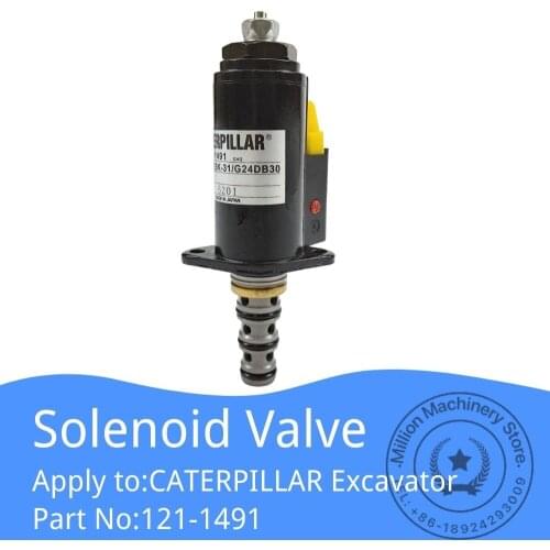 NEW 121-1491 KWE5K-31 G24DB30 Rotary Solenoid Valve for Caterpillar Excavator E320B/C/D 315C 325C Hydraulic Main Pump