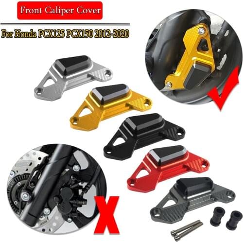 For HONDA PCX125 PCX150 2012-2020 CNC Front Brake Caliper Guard Protector Decorative Cover Motorcycle Accessories 2020 2019 2018