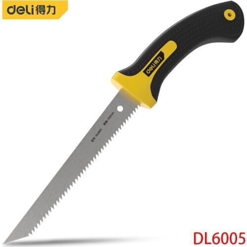 Deli DL6005 Tail Saw 65Mnsteel Blade Used For Cutting Solid Wood, Field Branches, PVC Pipes, Bamboo, Etc. CampingandGarden Tools