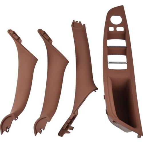 For BMW 5 series F10 F11 F18 Right Hand Drive Armrest Interior Door Handle Panel Pull Trim Cover Car Accessories