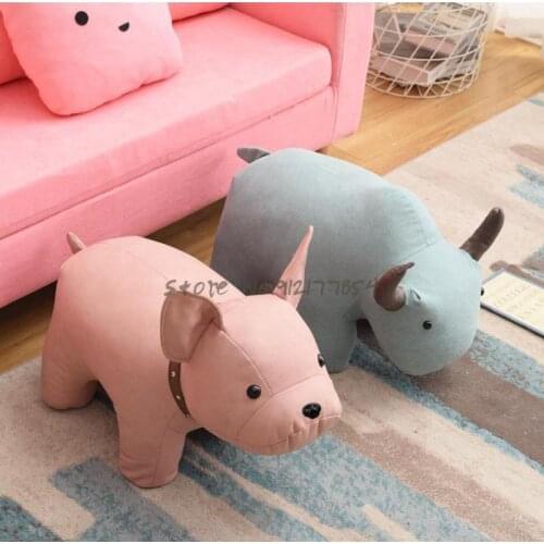 Animal Stool Home Door Shoe Stool Creative Modeling Net Red Stool Foot Stool Elephant Cartoon Stool
