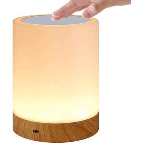 LED Night Light Lamp Rechargeable Color Change 3D Light Touch Moon Lamp Childrens Lights Night Lamp for Home