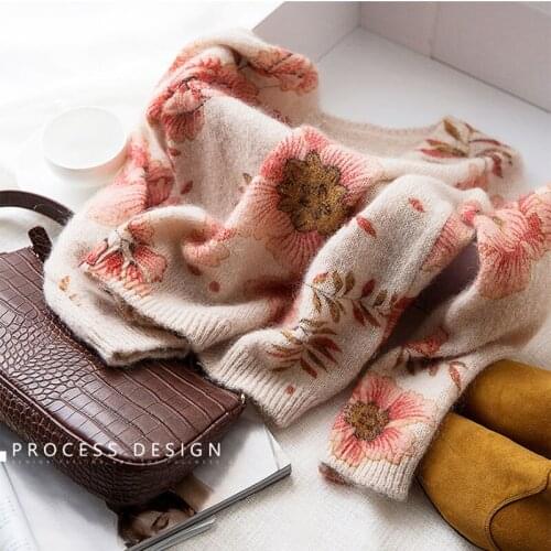 Pull tricote doux un nouveau style d'hiver