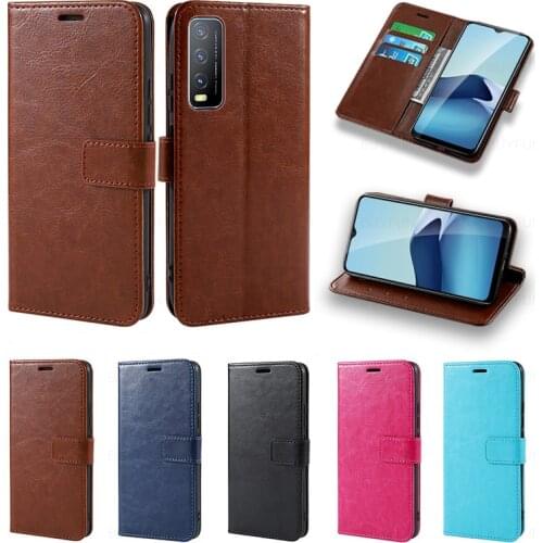 Vovi X60 Pro case leather wallet flip card holder shell for Vivo Y31 Y51 V20 se V21 X60 Pro phone cover