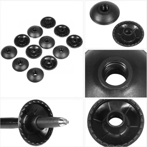 12Pcs Trekking Pole Stick Snow Ski Mud Basket Hiking Walking Stick Basket Replacement Outdoor Walking Pole Round Basket hiking