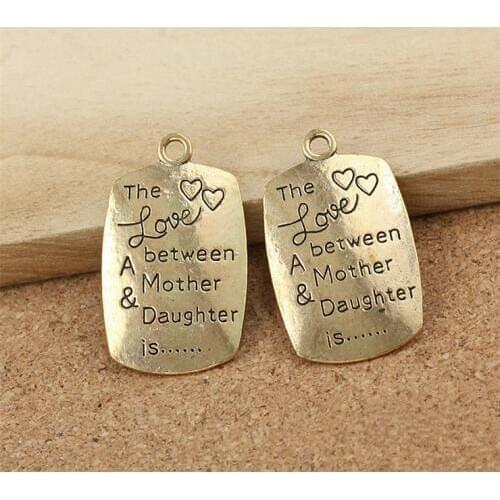 5pcs/lot Rectangular Antique Gold Plate(34x20mm) Pendant,DIY Jewelry Accessories Vintage Alloy