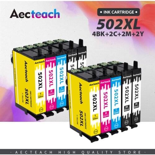 Aecteach 603 XL 5PK Compatible Epson 603XL E603 T603 for XP-2100 XP-3100 WF-2810 XP-3105 XP-4100 XP-4105 WF-2830 XP-2105 Printer