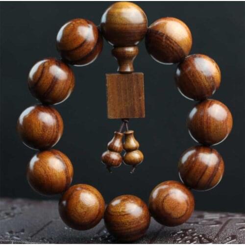 African Brazil Rosewood Bracelet 2.0 Submerged Solid Wood Beads