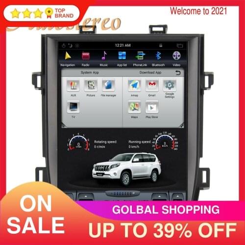 Android 9.0 Car GPS Navigation For Toyota Vellfire/Alphard 2007-13 head unit multimedia autoradio tape no DVD player Tesla style