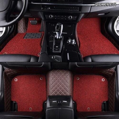 QIEKERETI Custom car floor mats for Haval F7 F5 H6 H4 H7 H5 H8 H9 M6 H2S H6 coupe H1 H2 H3 foot mat car styling auto accessories