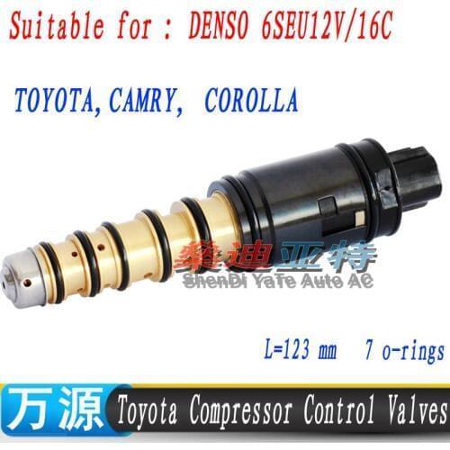 Automotive air conditioning compressor solenoid control valves,variable frequency valves for 6SEU12V/16C compressor repair