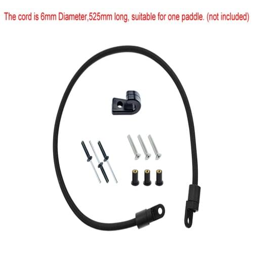 Kayak Paddle Keeper boat Bungee Paddle Holder Kit Canoes Paddle Clip Marine Rigging Accessory With J Hooks And Screws Or Rivets