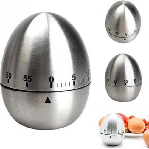 Wear-resistant Anti-rust 60 Minutes Egg-shaped Baking Reminder Kitchen Supplies