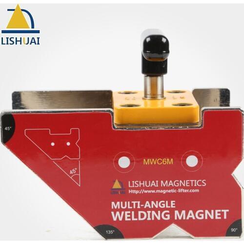 LISHUAI On/Off Multi-angle Magnetic Welding Clamp/Strong Rare Earth Welding Magnet Holder MWC6