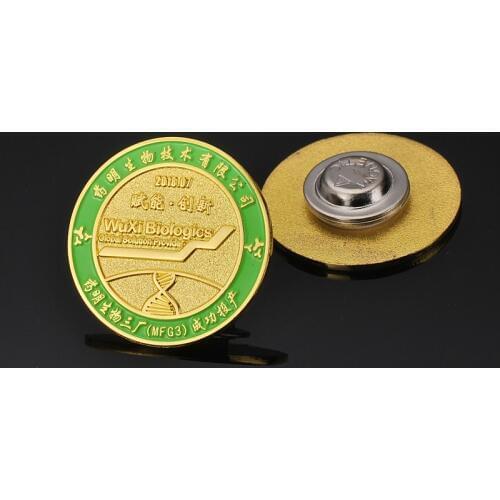 Custom-made manufacturers metal baking badges manufacturers promotion round 3D badge
