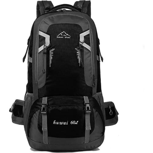 60L Waterproof unisex men backpack travel pack bags sports pack Outdoor Mountaineering Hiking Climbing Camping backpack for male