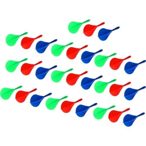 30 Pieces Darts Tails Connecting Rod Tail Darts Shaft Combo