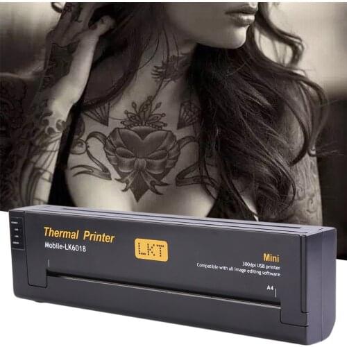 Temporary Tattoo Transfer Machine Drawing Printer Thermal Stencil Tattoo Transfer Photocopier Maker Paper Supplies