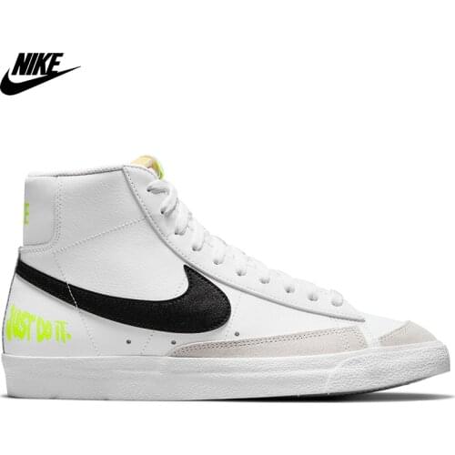 Original Nike Blazer Mid '77 Just Do It Men 'S Sports Shoes-White DM2834-100 Nike Sneaker